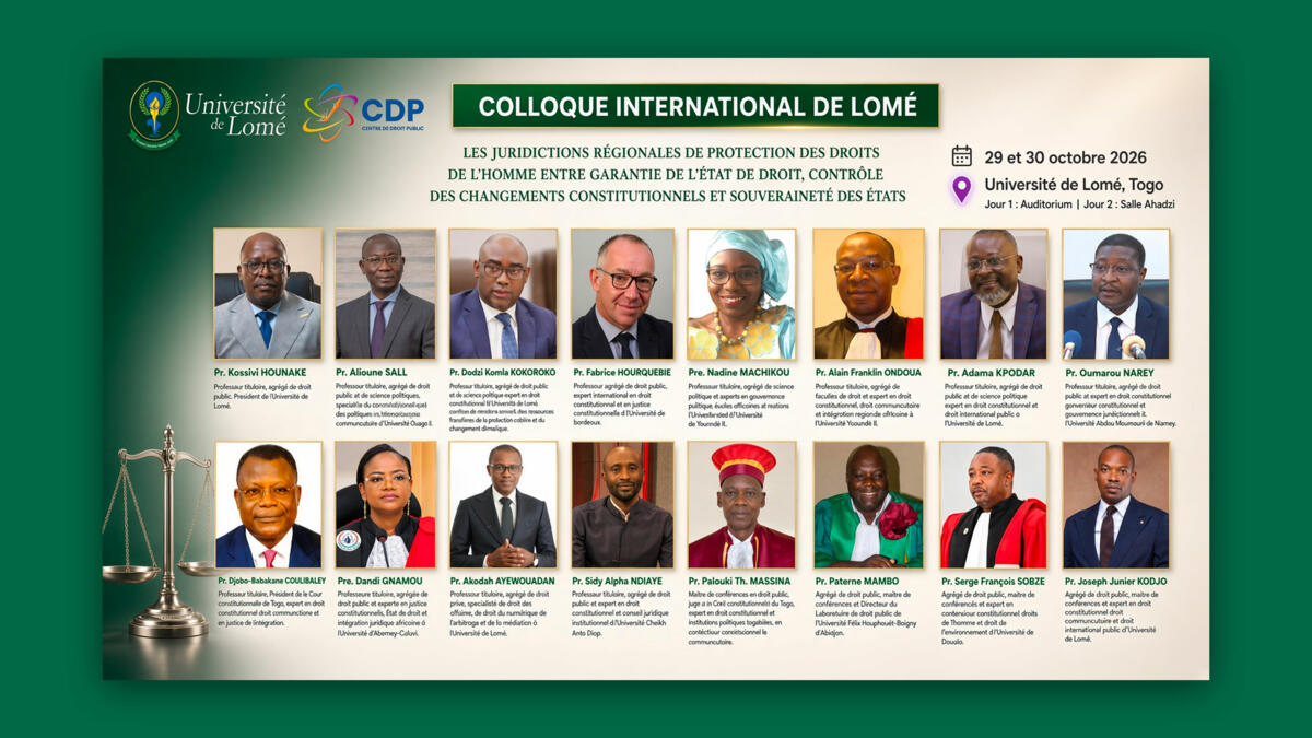 Souveraineté des États et droits de l’homme au cœur d’un colloque international